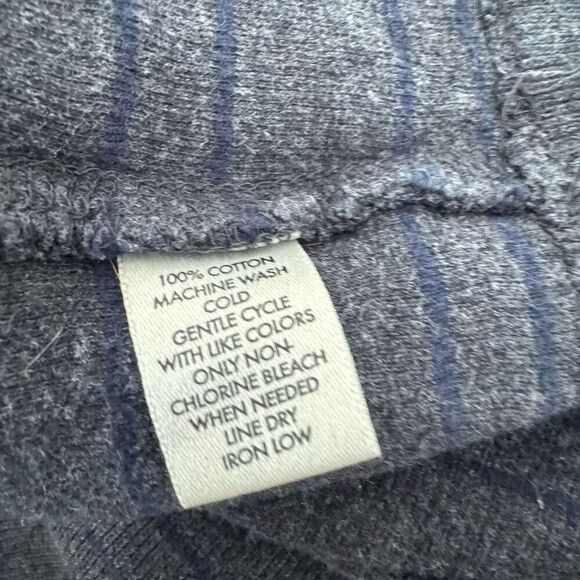 Calvin Klein Men’s Grey Striped 1/4 Zip Up Sweater Size 2XL 100% Cotton - Picture 8 of 9